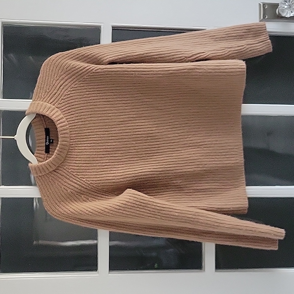Quince cashmere fisherman sweater